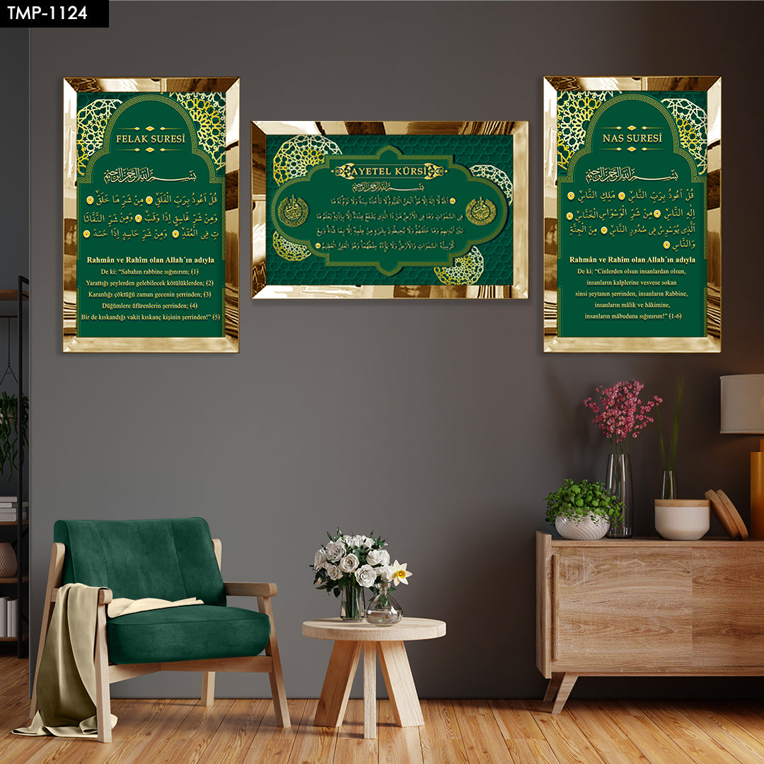 PLEKSİ ÇERÇEVELİ TABLO SET