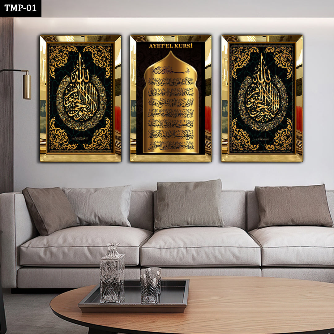 PLEKSİ ÇERÇEVELİ TABLO SET