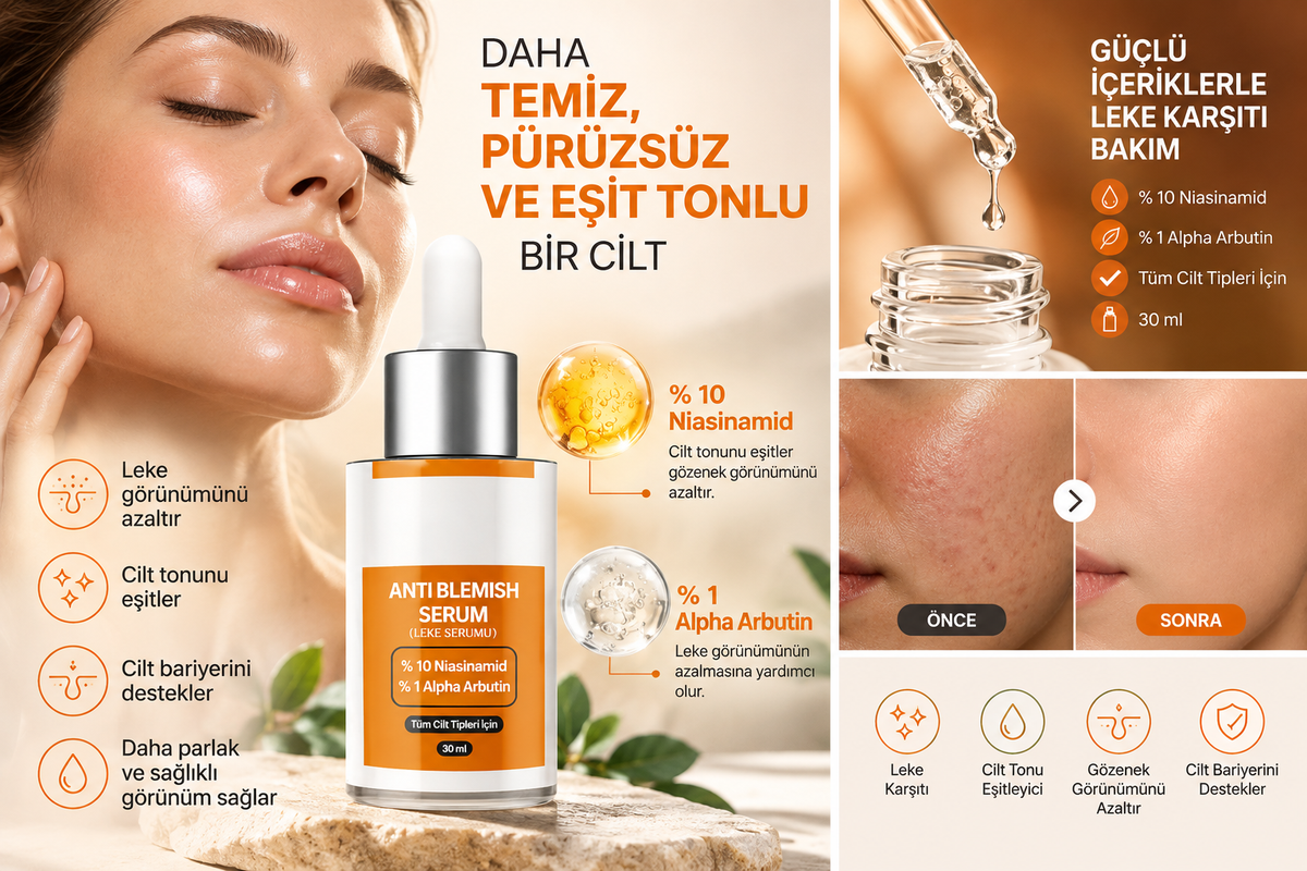 Leke Karşıtı Çil ve Ben Giderici Serum