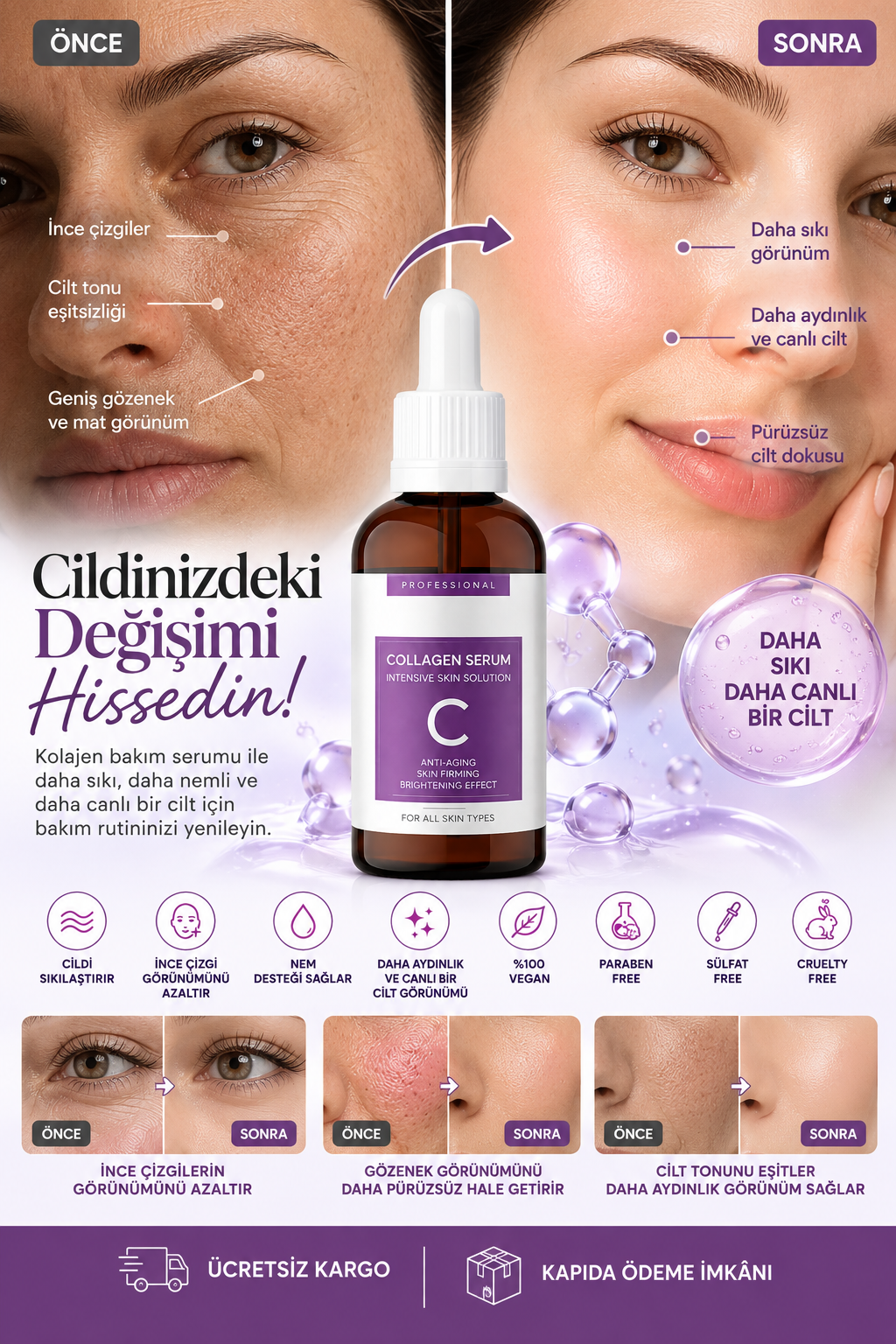 Kırışıklık Geçirici Etkili Serum