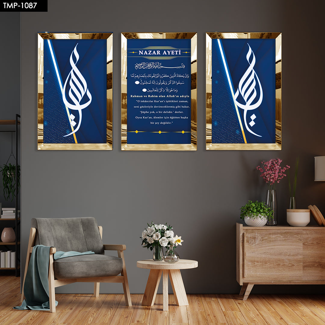 PLEKSİ ÇERÇEVELİ TABLO SET